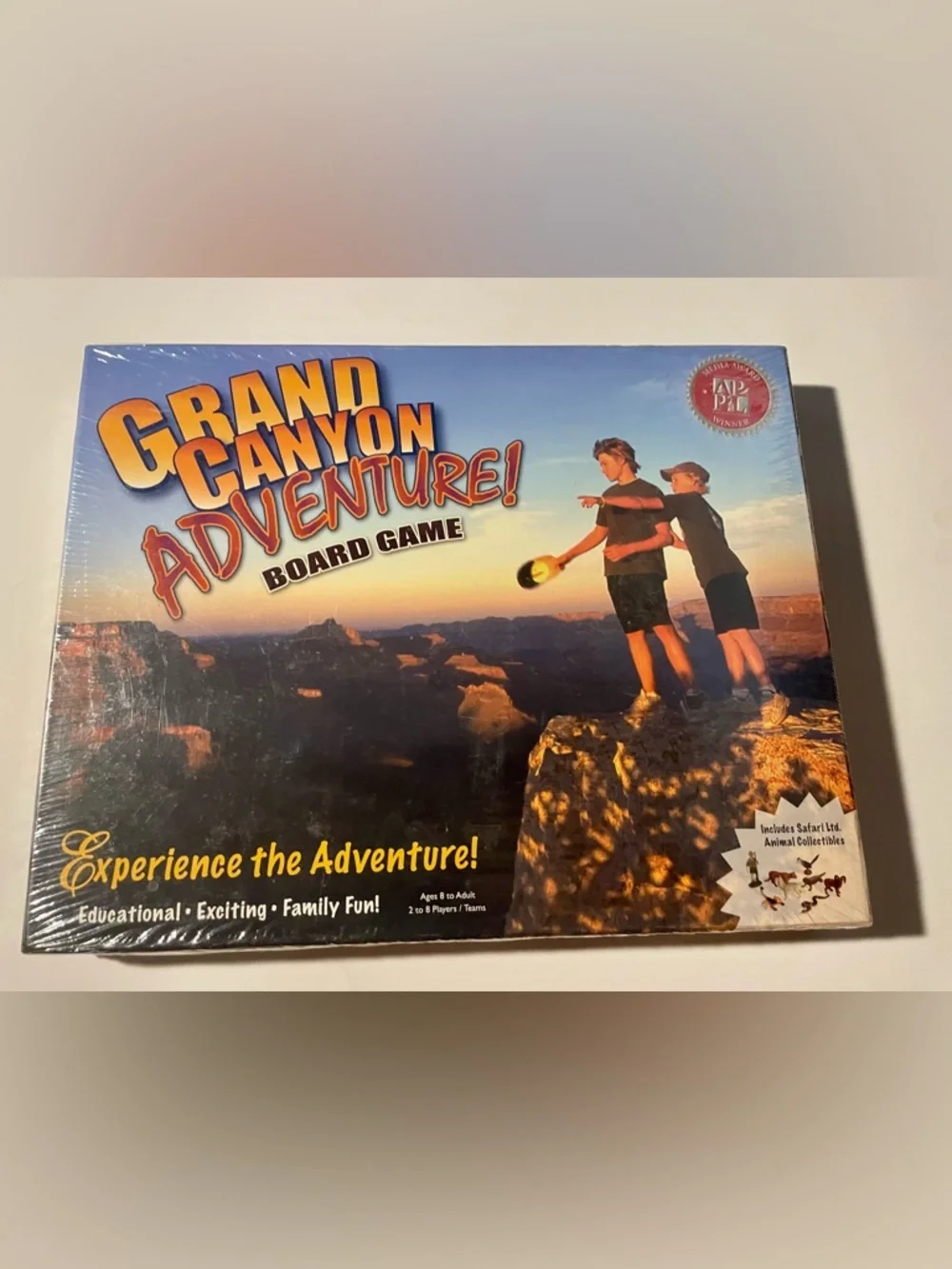 NEW Sealed Grand Canyon Adventure Board Game 2007 Safari Ltd Animals